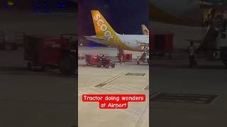 ஏர்போர்ட்டில் டிராக்டர் செய்யும் சாகசம்  International Airport  Trichy  Tractor  Flight  India [upl. by Yeh]