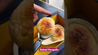 Baked Rasgulla with Rabdi  Bangali sweet  Surat food  Fusion Food  Food blogger [upl. by Kerge]