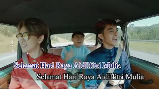 Insomniacks  Lagu Raya Official Karaoke Video [upl. by Hooke]