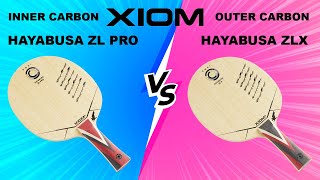 Inner Carbon Or Outer Carbon Table Tennis Blade Xiom Hayabusa ZL Pro VS ZLX [upl. by Ayanet]