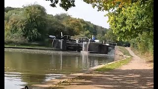 Hatton Lock Flight on the Grand Union Canal [upl. by Acinomahs]