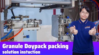 How to use a mini doypack pouch packing machine to package coffee powder [upl. by Ahtiek644]