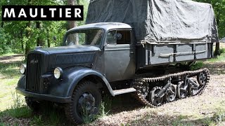 Maultier  SdKfz 3 Opel Blitz on tracks [upl. by Eelir198]