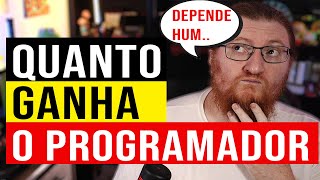 O SALARIO DE PROGRAMADOR É BOM [upl. by Ailimac]