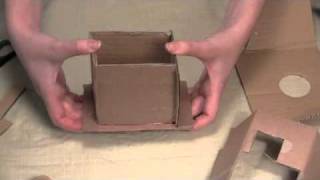 How to Make Candles Make Your Own Cardboard Mold [upl. by Nayb]