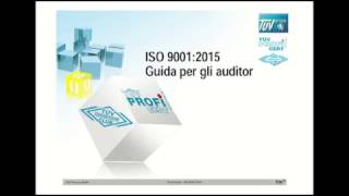 Corso ISO 90012015 Sistema di Gestione per la Qualità [upl. by Eiramik]