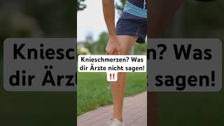 Knieschmerzen und falsche Diagnosen Was dir Ärzte nicht sagen 🤔 knieschmerzen knie [upl. by Yehus]