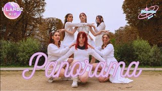 Panorama ILand 2 ver First kpop dance cover in public  Moonkiss Crew [upl. by Aerdnak]