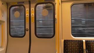 District Line S7 Stock 21348 From Earls Court to Turnham Green [upl. by Elrebmik157]