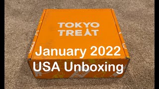 Tokyo Treat Premium Box January 2022 USA Unboxing [upl. by Siderf]