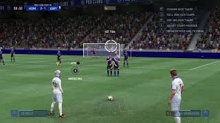 40 yard Free kick Fifa 22 pro clubs [upl. by Rehpotsrik58]