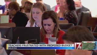 Teachers frustrated with pay in proposed NC budget [upl. by Noelyn536]