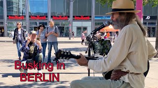 Busking in BERLIN  Suzie Q Strikes Again [upl. by Adelaide]