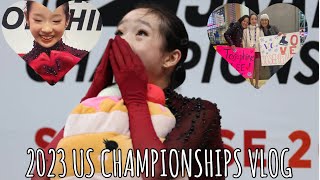 2023 US FIGURE SKATING CHAMPIONSHIPS VLOG [upl. by Querida]