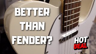 BETTER THAN FENDER Unboxing Sound Demo amp Review  Squier Affinity Telecaster 2022 [upl. by Namwen992]