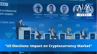 US Elections Impact on Cryptocurrency Market  AIM Summit Dubai 2024 [upl. by Haiel]