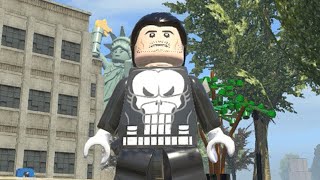 LEGO Marvel Superheroes  THE PUNISHER FREE ROAM GAMEPLAY [upl. by Enasus]