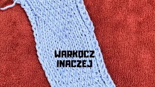 WZÓR WARKOCZA NA DRUTACH🧶 WZÓR DO KOLEKCJI [upl. by Bausch608]