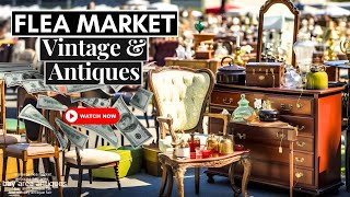 Vintage amp Antique Flea Market  Alameda  July 2021  YouTube [upl. by Kosiur]