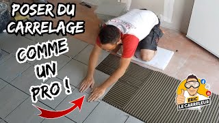 Comment POSER DU CARRELAGE au solTechnique Conseils et Astuces [upl. by Ahsinit]