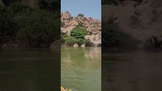 Hampi coracle ride love song music newsong goa travel hampi hampitemple [upl. by Vargas500]