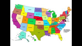 Learn the 50 US State Abbreviations in Minutes [upl. by Trofmoc]