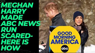 MEGHAN amp HARRY MADE ABC RUN SCARED WHY royal meghanandharry meghanmarkle [upl. by Ahseral]