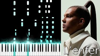 Stromae  L’enfer EASY PIANO COVER [upl. by Lauter]