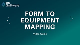 Form to Equipment Mapping [upl. by Alihet]