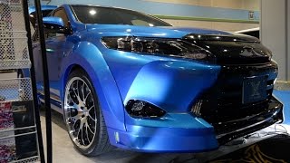 4KTOYOTA HARRIER 60 2color modified ハリアーカスタム  大阪モーターショー2015 [upl. by Nawram195]