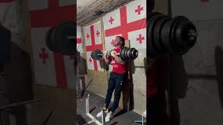 Irakli Zirakashvili strict curling 110kg [upl. by Koval26]