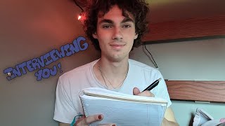 ASMR Laidback Job Interview Roleplay🖊🤵  Whispered Personal Attention [upl. by Attenol]