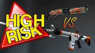 CSGO  HIGH RISK  TradeUp Contract 4 [upl. by Hoshi]