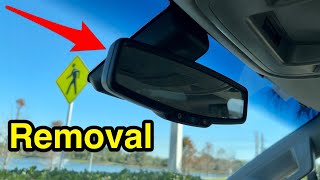 How to remove rear view mirror Tahoe Suburban Silverado Sierra Yukon Denali Escalade [upl. by Gaughan]