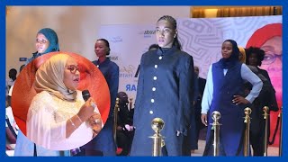 SHUHUDIA YALIOJIRI SAMIA FASHION ZANZIBAR UKUMBI WAFURIKA WAZIRI AWEKA AHADI NZITO [upl. by Katonah]