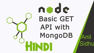 Node JS in Hindi 35 Basic GET API with MongoDB [upl. by Ardnuassac]