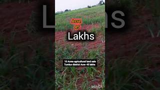 10 Acress agricultural land sale  Acre 45 lakhs  Tumkur district tar road attached land [upl. by Rephotsirhc393]