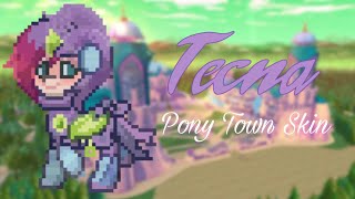 🧚‍♀️  Tecna Pony Town Skin  Winx [upl. by Amelus]