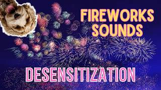 Fireworks Sounds For Dogs  How To Prepare Your Dog For Fireworks [upl. by Sirotek]