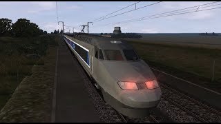 TS  Paris Montparnasse vers SaintPierredesCorps en TGV A [upl. by Rufus586]