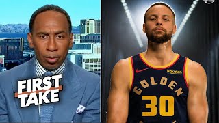 FIRST TAKE  Steph Curry is greatest shooter God ever created  Stephen A Smith on Warriors 92 run [upl. by Atenik]