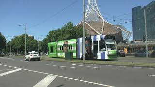 Sunglass Hut tram D1 3538 St Kilda Road [upl. by Neehcas]