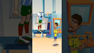 Messi Neymar and Mbappe help Ronaldo choose his body parts but something is wrong [upl. by Dylana]