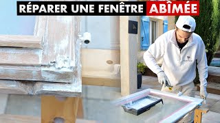 Réparer Une Fenêtre En Bois Peinte Abîmée [upl. by Toby]