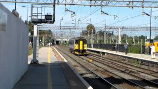 Greater Anglia Class 153 153314 5Z54 passing Northampton 8th September 2014 [upl. by Roarke]