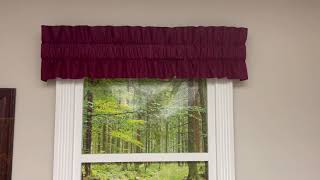 Rod Sleeve Topper Valance [upl. by Saree]