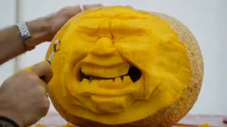 Expert Pumpkin Carving at Stockeld Park [upl. by Elbart]