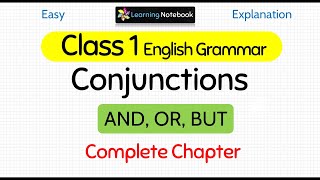 Class 1 AND BUT OR  Class 1 Conjunctions [upl. by Faye]