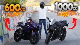 1000CC VS 600CC ¿CUAL ES MEJOR 😱 [upl. by Enomahs]