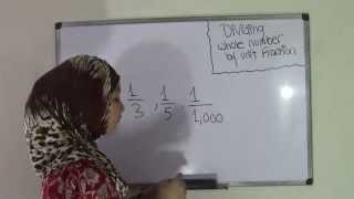 5th Grade Math Dividing a Whole Number by Unit Fraction [upl. by Iris598]